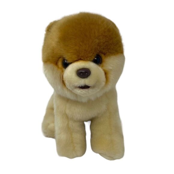 Gund Boo The World's Cutest 10" Pomeranian Dog Plush Tan Brown - Picture 1 of 7
